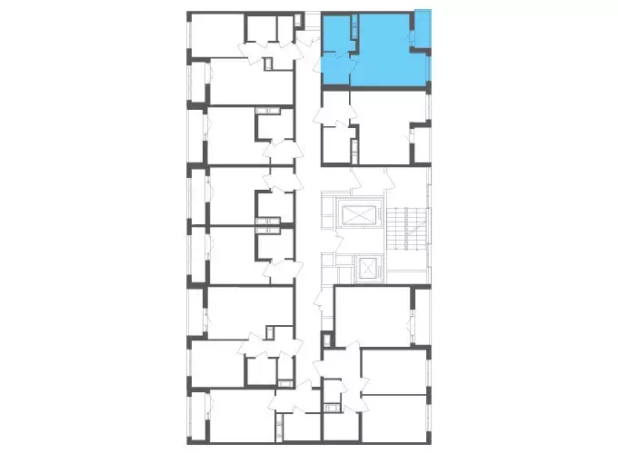 Квартира-студия: посёлок Шушары, Старорусский проспект, 3к1 (28.3 м) - Фото 2