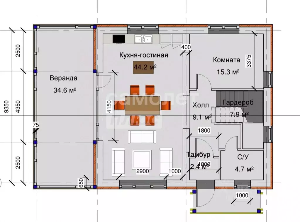 Коттедж в Новосибирская область, Бердск ул. Таежная (189 м) - Фото 2
