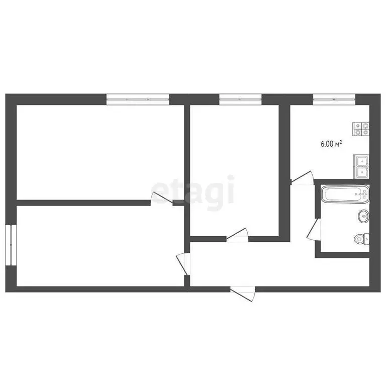 3-комнатная квартира: Петропавловск-Камчатский, Октябрьская улица, 5А ... - Фото 0