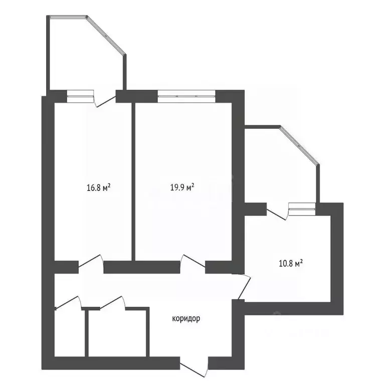 2-к кв. Воронежская область, Воронеж Ленинский просп., 25/1 (73.0 м) - Фото 2
