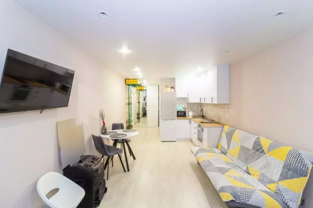 Студия Тюменская область, Тюмень ул. Вадима Бованенко, 1 (29.4 м) - Фото 1