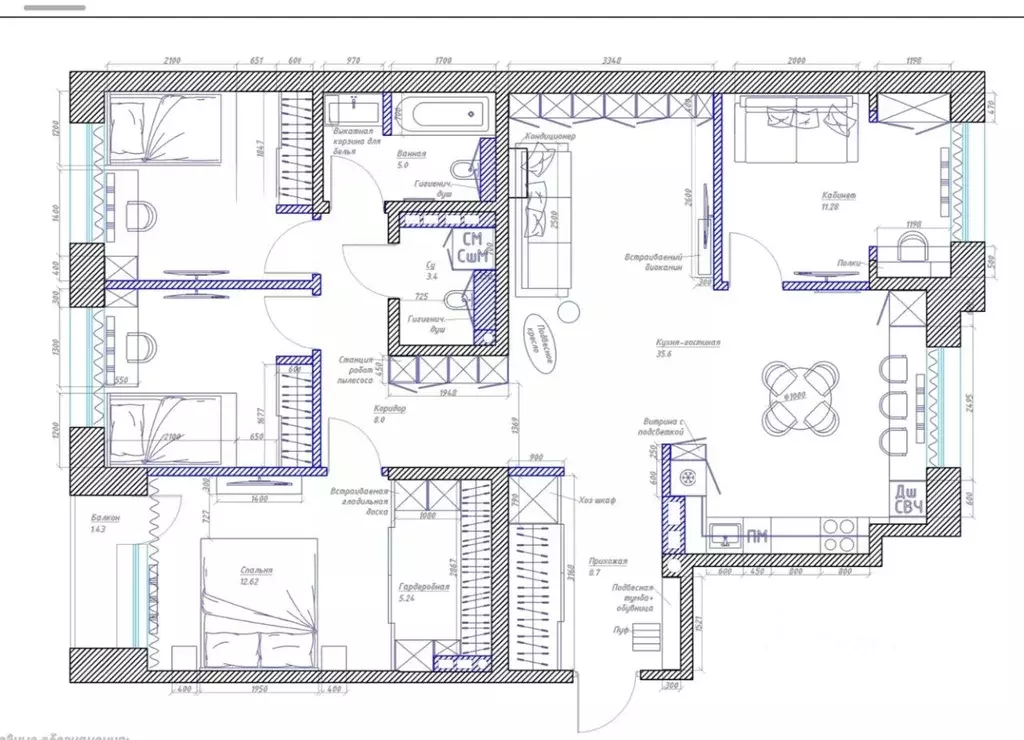 4-к кв. Иркутская область, Иркутск ул. Эдуарда Дьяконова, 8 (120.0 м) - Фото 2
