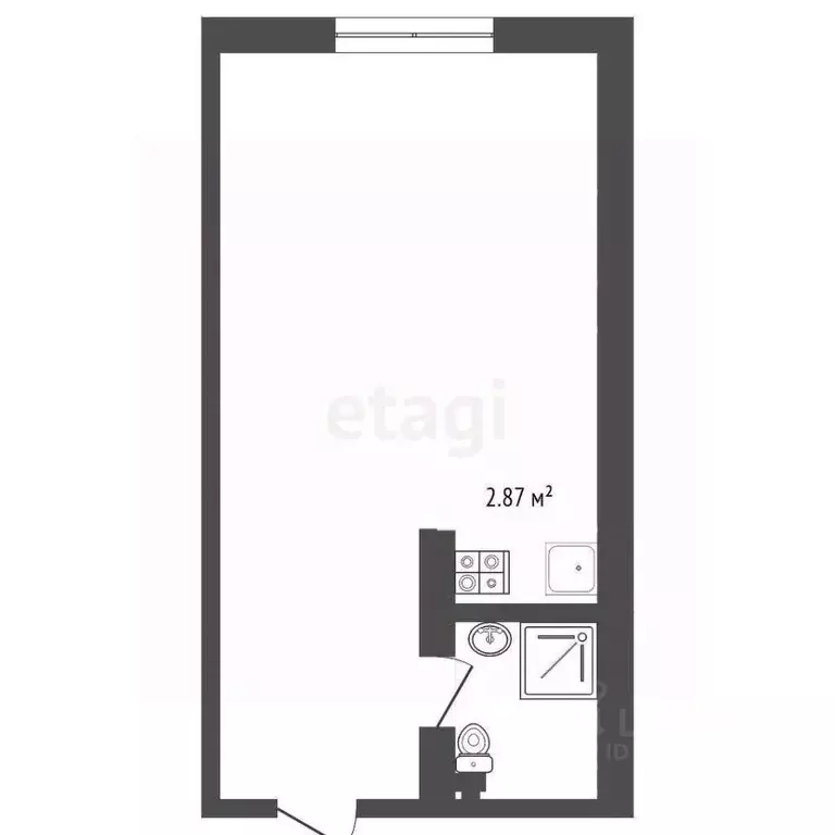 Студия Ямало-Ненецкий АО, Муравленко Школьная ул., 3 (18.0 м) - Фото 1