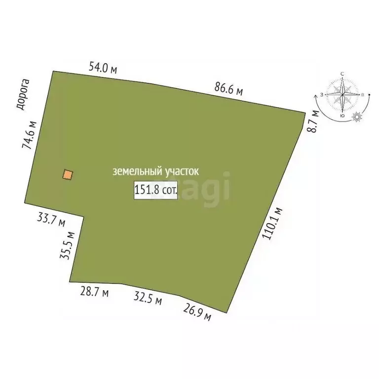 Участок в Ленинградская область, Всеволожский район, Колтушское ... - Фото 1