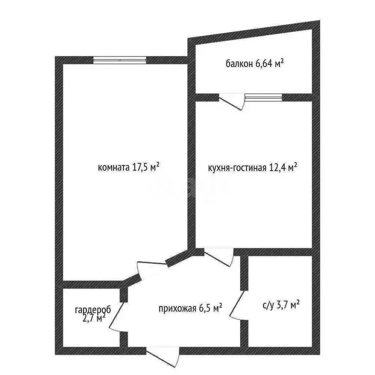 1-комнатная квартира: Краснодар, микрорайон Догма Парк, улица Марины ... - Фото 1