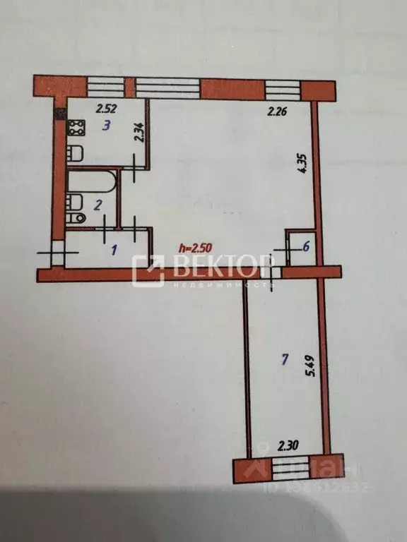 2-к кв. Ивановская область, Иваново ул. Войкова, 27 (54.6 м) - Фото 2