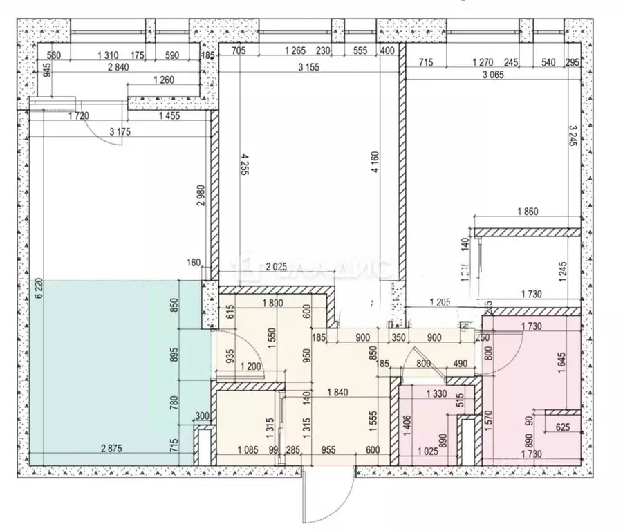 3-к кв. Москва Скандинавия жилой комплекс, ул. Эдварда Грига, 15 ... - Фото 1