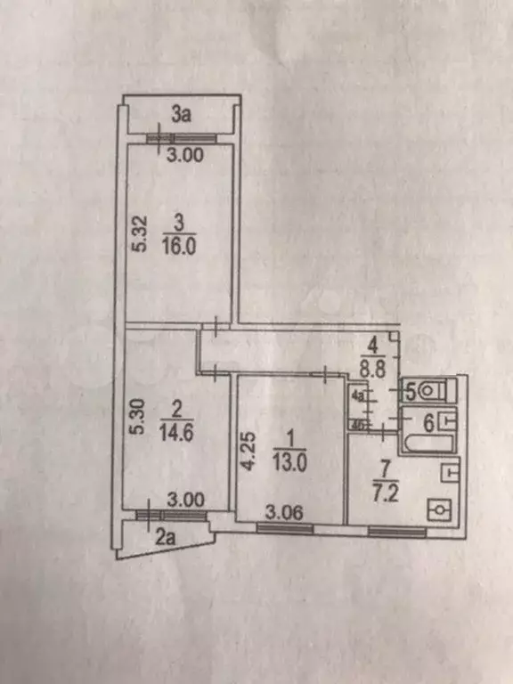 3-к. квартира, 64 м, 5/12 эт. - Фото 0
