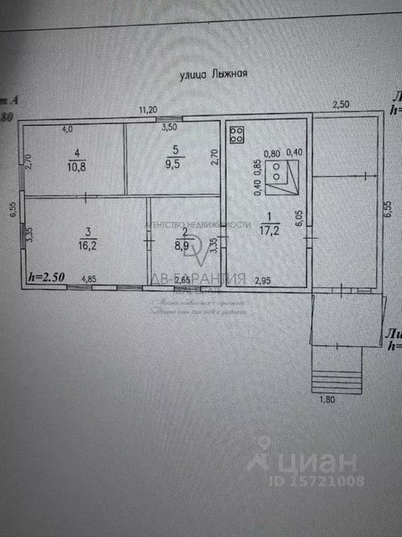 Дом в Хабаровский край, Комсомольск-на-Амуре Лыжная ул., 21 (63 м) - Фото 2