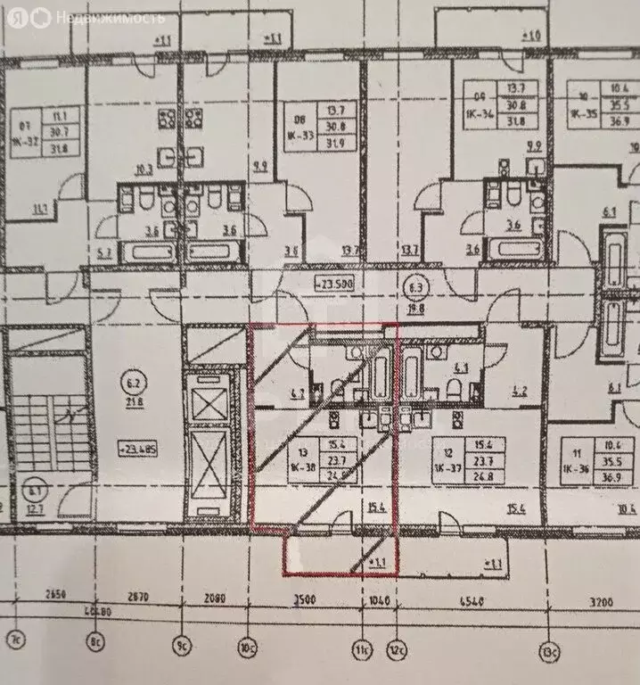 Квартира-студия: городской посёлок Новоселье, Петропавловская улица, ... - Фото 1