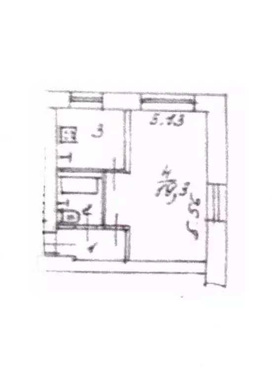 1-к кв. Калужская область, Калуга ул. Глаголева, 8 (31.0 м) - Фото 2