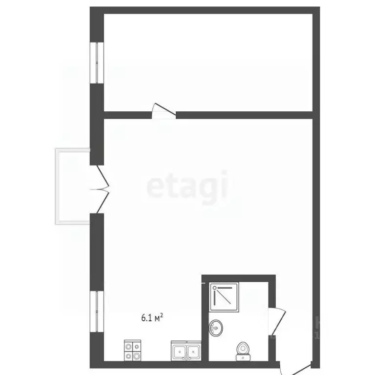 2-к кв. Севастополь ул. Матвея Воронина, 5 (51.2 м) - Фото 1