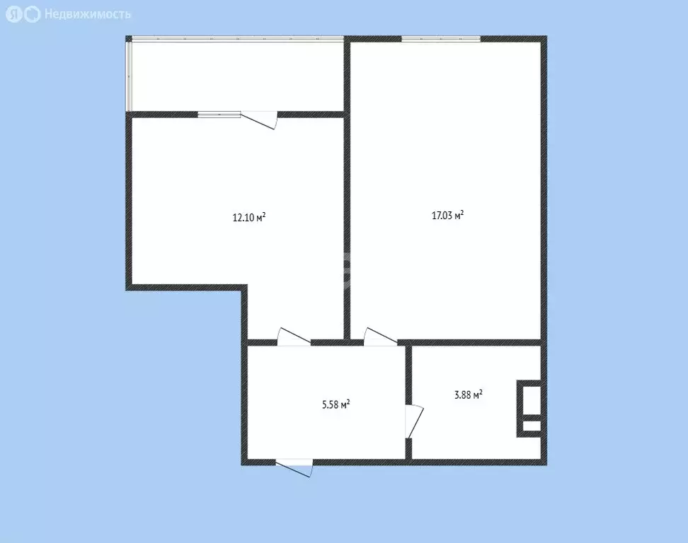 1-комнатная квартира: Черкесск, Новая улица, 11 (39.9 м) - Фото 1