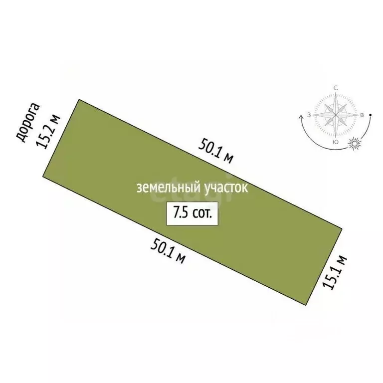 Участок в Крым, Красногвардейский район, Амурское с/пос, с. ... - Фото 2