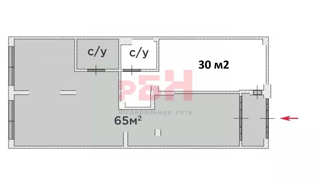 Помещение свободного назначения в Тюменская область, Тюмень ул. ... - Фото 2