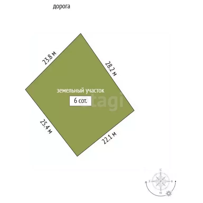 Участок в Башкортостан, Стерлитамакский район, Отрадовский сельсовет, ... - Фото 1