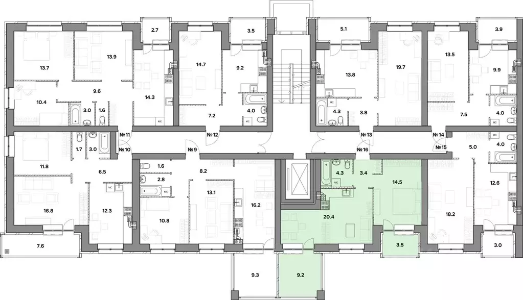 1-к кв. Ярославская область, Ярославль ул. Шевелюха, 124А (55.3 м) - Фото 2