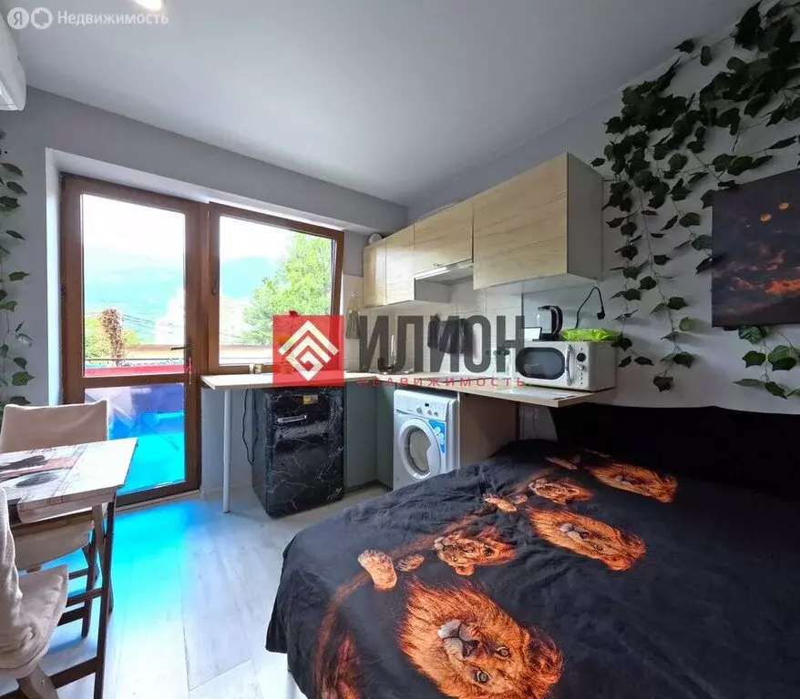 Квартира-студия: Массандра, улица Умельцев, 1С (27 м) - Фото 1