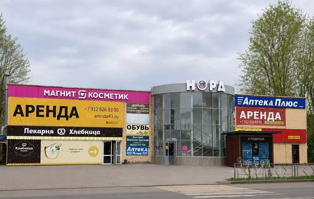Торговая площадь в Кировская область, Киров Октябрьский просп., 16А ... - Фото 1