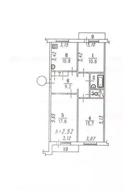 3-к кв. Омская область, Омск ул. 70 лет Октября, 6/1 (69.0 м) - Фото 0