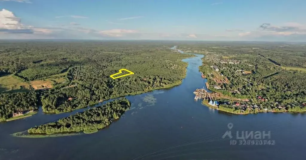 Участок в Тверская область, Кимрский муниципальный округ, Сельцо ... - Фото 1