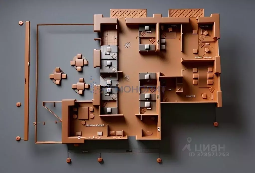 Офис в Нижегородская область, Нижний Новгород Полтавская ул. (143 м) - Фото 1