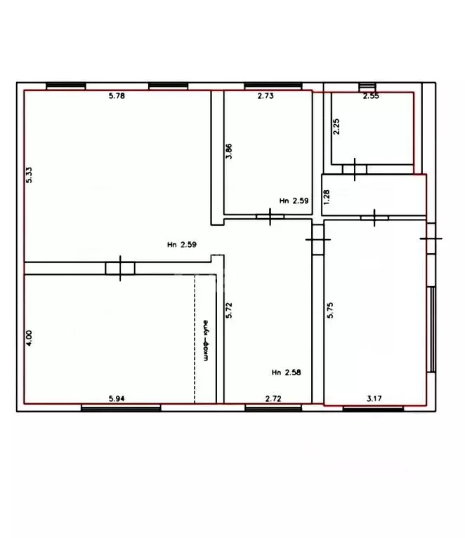 Коттедж в Томская область, с. Первомайское ул. Школьная, 44 (120 м) - Фото 2