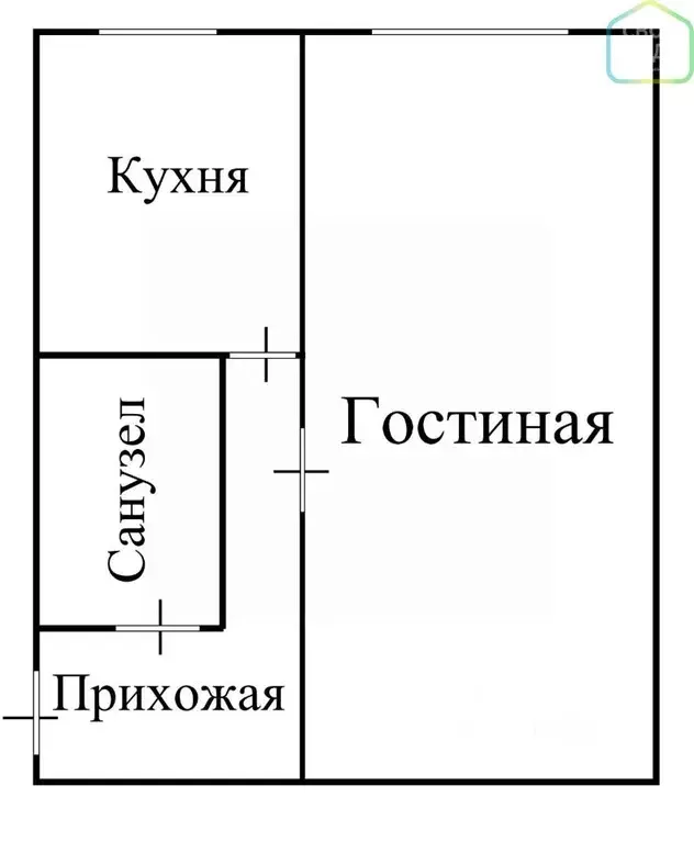 1-к кв. Рязанская область, Рязань ул. Фирсова, 22к1 (30.1 м) - Фото 1