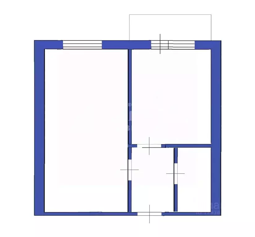 1-к кв. Кемеровская область, Ленинск-Кузнецкий бул. Химиков, 7/2А ... - Фото 2