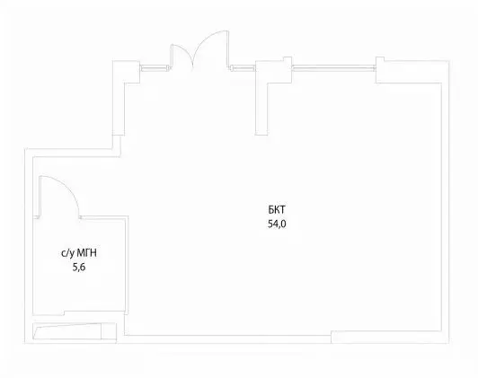 Помещение свободного назначения в Москва 5-й кв-л, Остров жилой ... - Фото 2