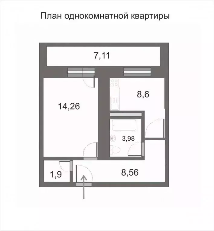 1-к кв. Пермский край, Пермь ул. Веры Засулич, 42А (38.0 м) - Фото 0