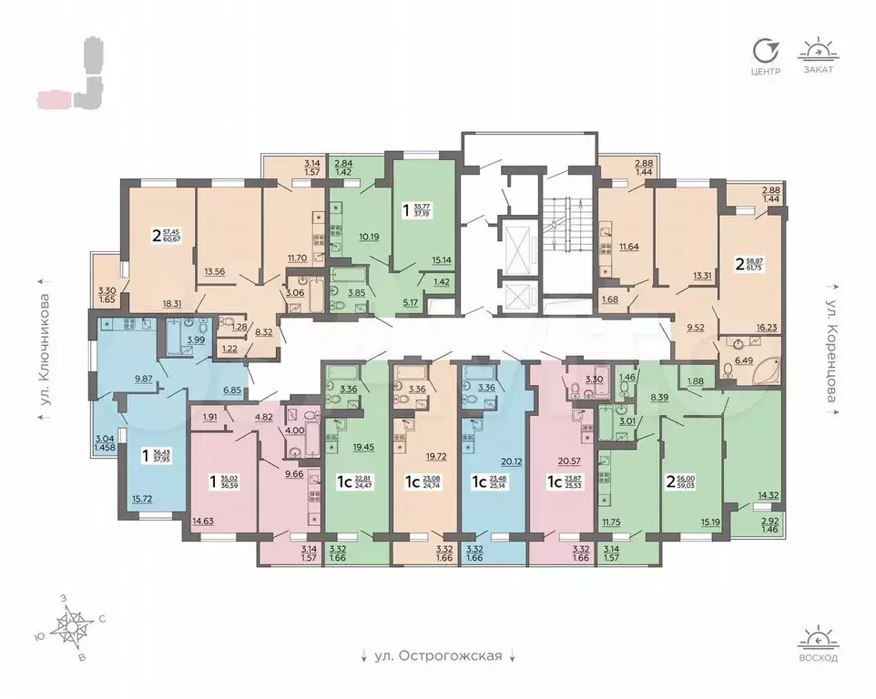 Квартира-студия, 25,5 м, 8/18 эт. - Фото 1