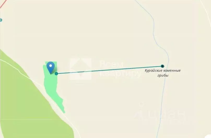 Участок в Алтай, Кош-Агачский район Р-256 Чуйский тракт, 820-й км (1.0 ... - Фото 1