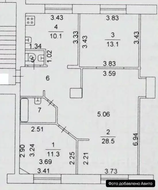 3-к кв. Челябинская область, Челябинск ул. Свободы, 74 (75.7 м) - Фото 2