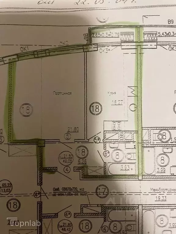 1-к кв. Калининградская область, Калининград ул. Юрия Гагарина, 99 ... - Фото 2