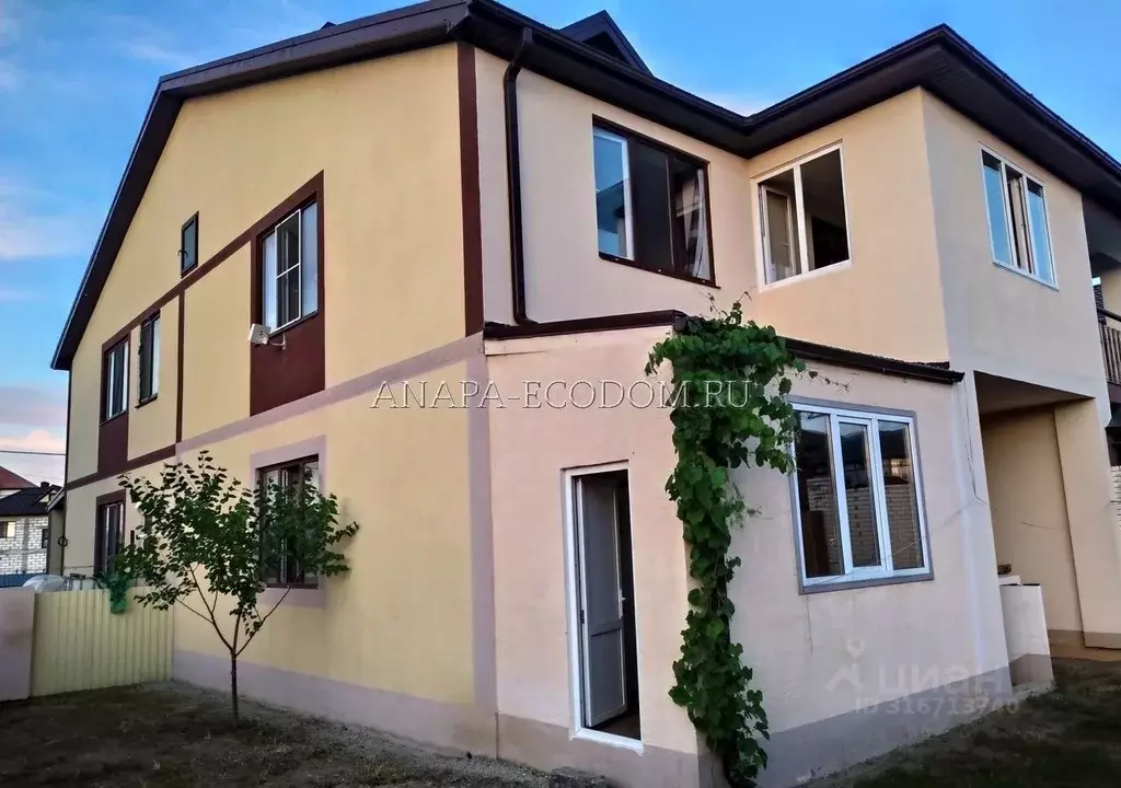 Таунхаус в Краснодарский край, Анапа муниципальный округ, с. Витязево ... - Фото 1