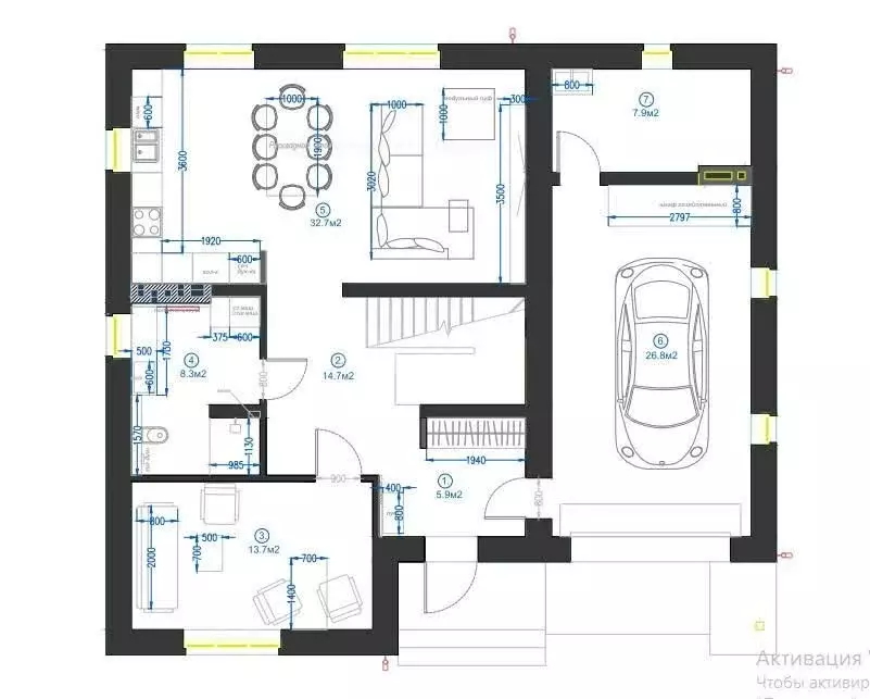 Дом в Ореховка, Университетская улица (194.5 м) - Фото 1