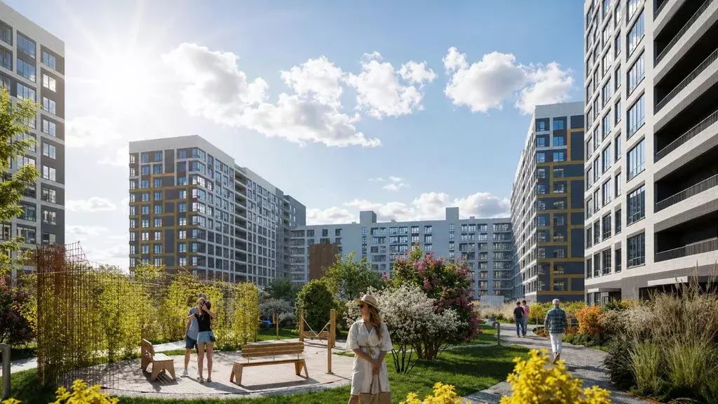 2-к кв. Санкт-Петербург ул. Среднерогатская, 9к3 (56.56 м) - Фото 2