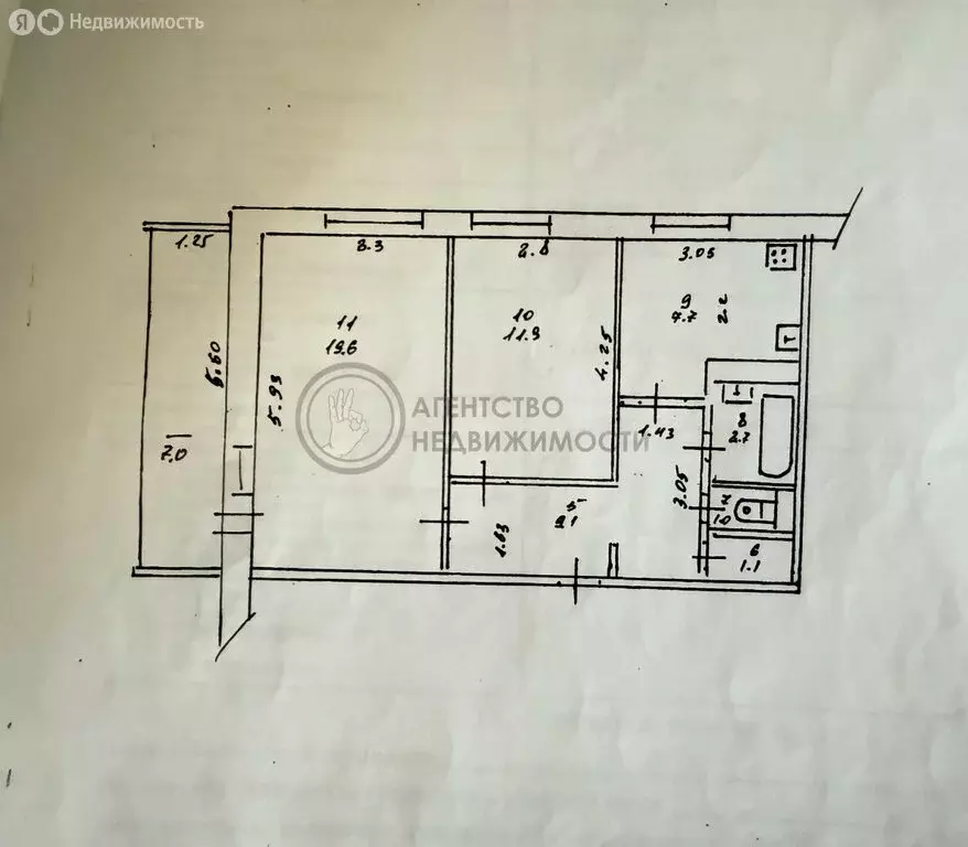 2-комнатная квартира: Казань, проспект Победы, 66 (53 м) - Фото 2