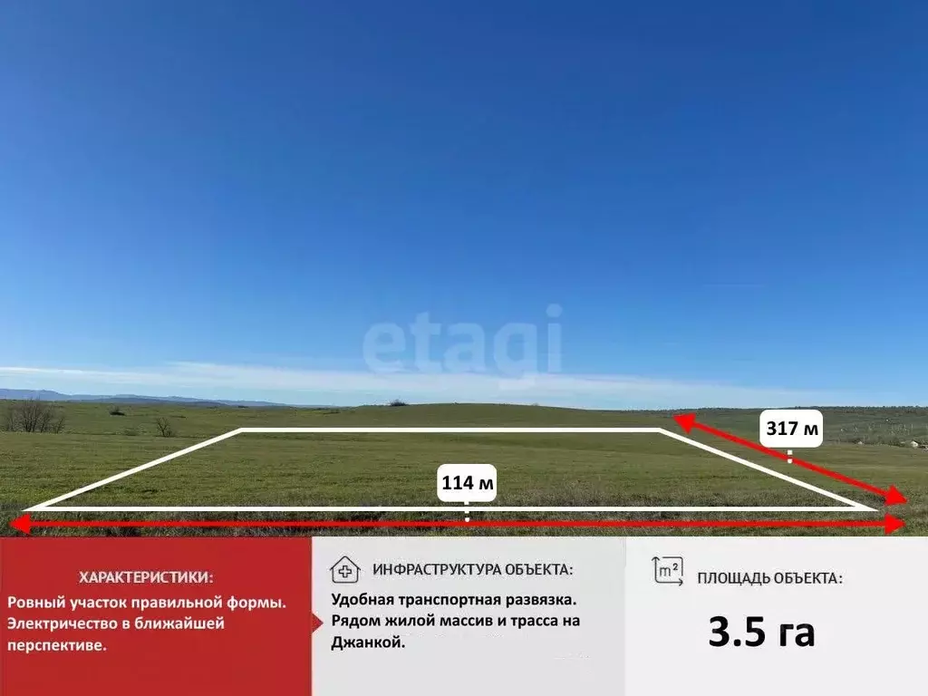 Участок в Крым, Красногвардейское с/пос, пос. Видное  (356.8 сот.) - Фото 1