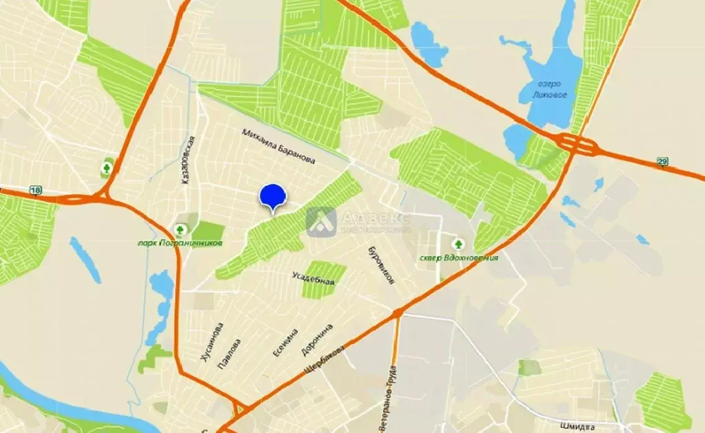 Участок в Тюменская область, Тюмень Казарово мкр, ул. Земная, 35 ... - Фото 1