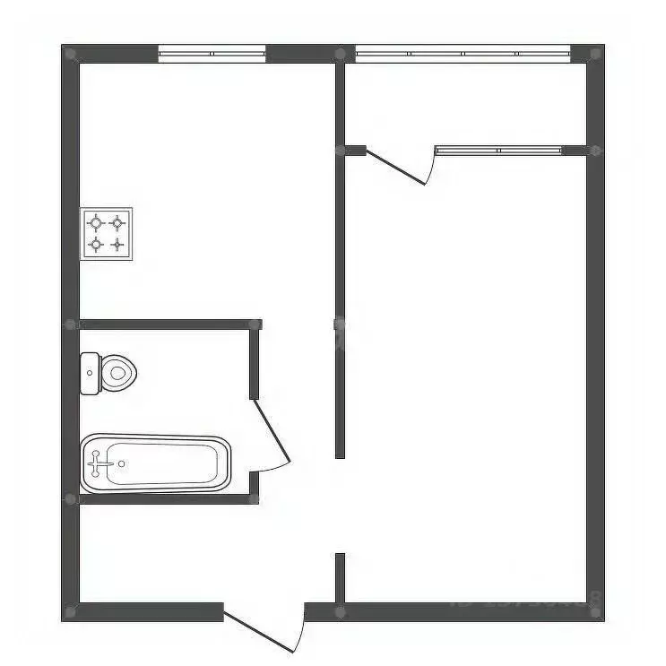 1-к кв. Амурская область, Белогорск ул. Кирова, 49 (32.1 м) - Фото 2