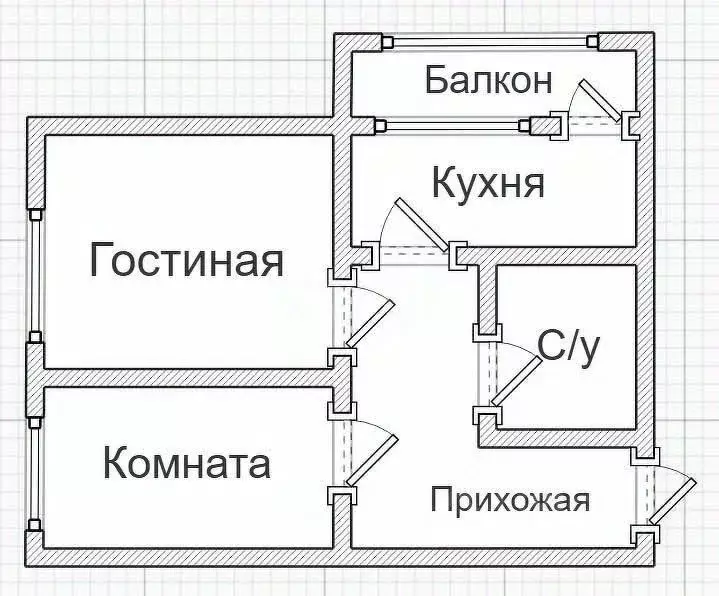2-к кв. Приморский край, Владивосток ул. Майора Филипова, 5 (43.9 м) - Фото 1