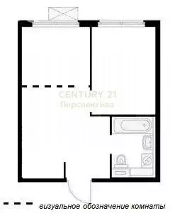 2-комнатная квартира: Люберцы, улица Лётчика Ларюшина, 6 (32 м) - Фото 1