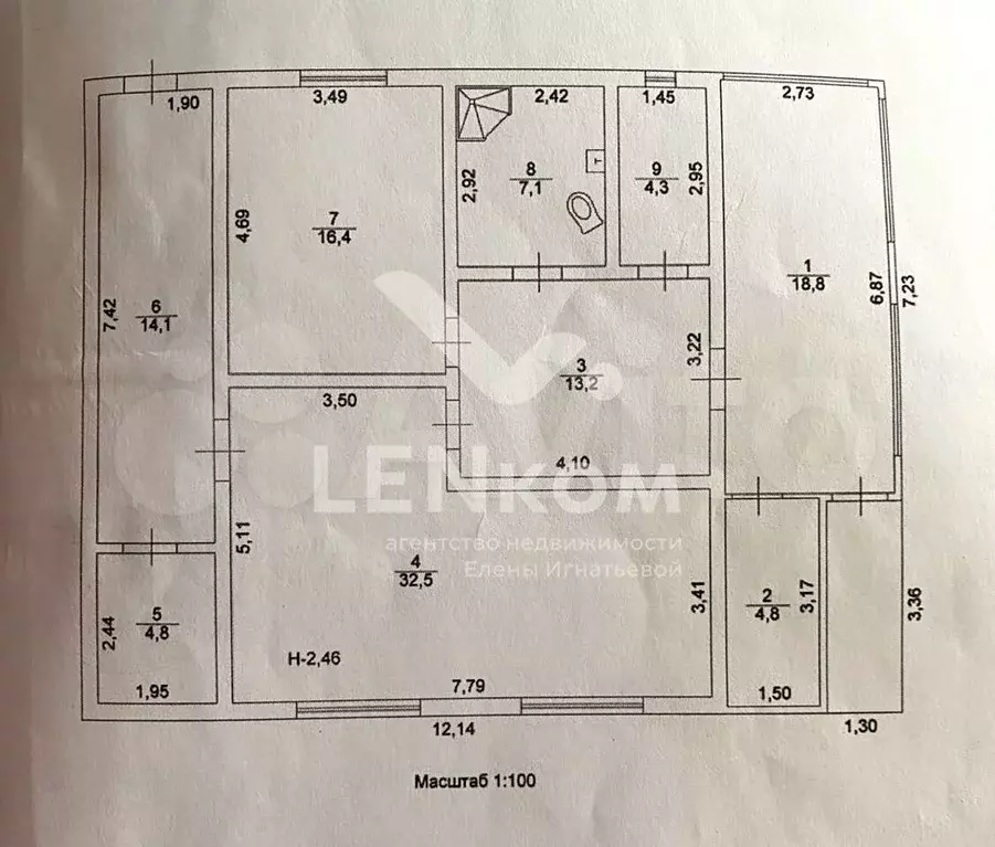 Дом 120,6 м на участке 13,7 сот. - Фото 0