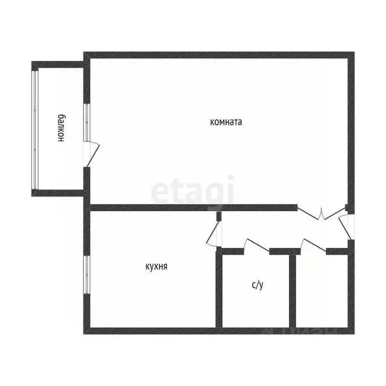 1-к кв. Челябинская область, Кыштым ул. Интернационала, 101А (35.3 м) - Фото 2