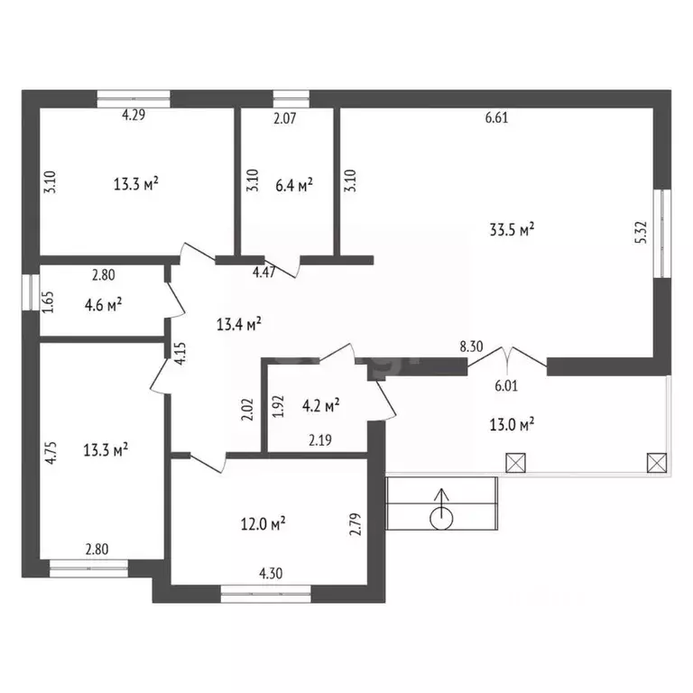 Дом в Ростовская область, Мясниковский район, Краснокрымское с/пос, ... - Фото 2