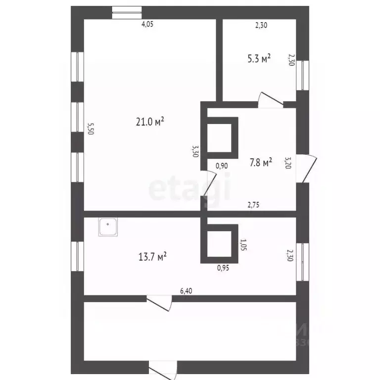 Дом в Кемеровская область, Кемерово Ключевая ул., 63 (48 м) - Фото 1