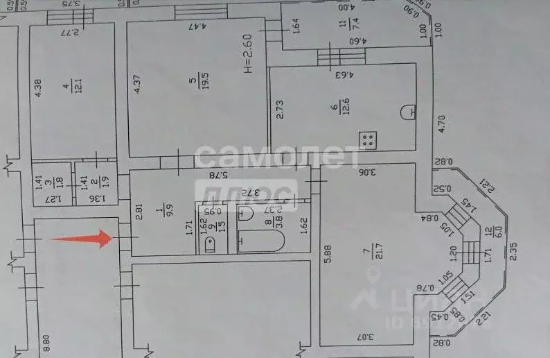 3-к кв. Краснодарский край, Горячий Ключ ул. Ленина (84.8 м) - Фото 2