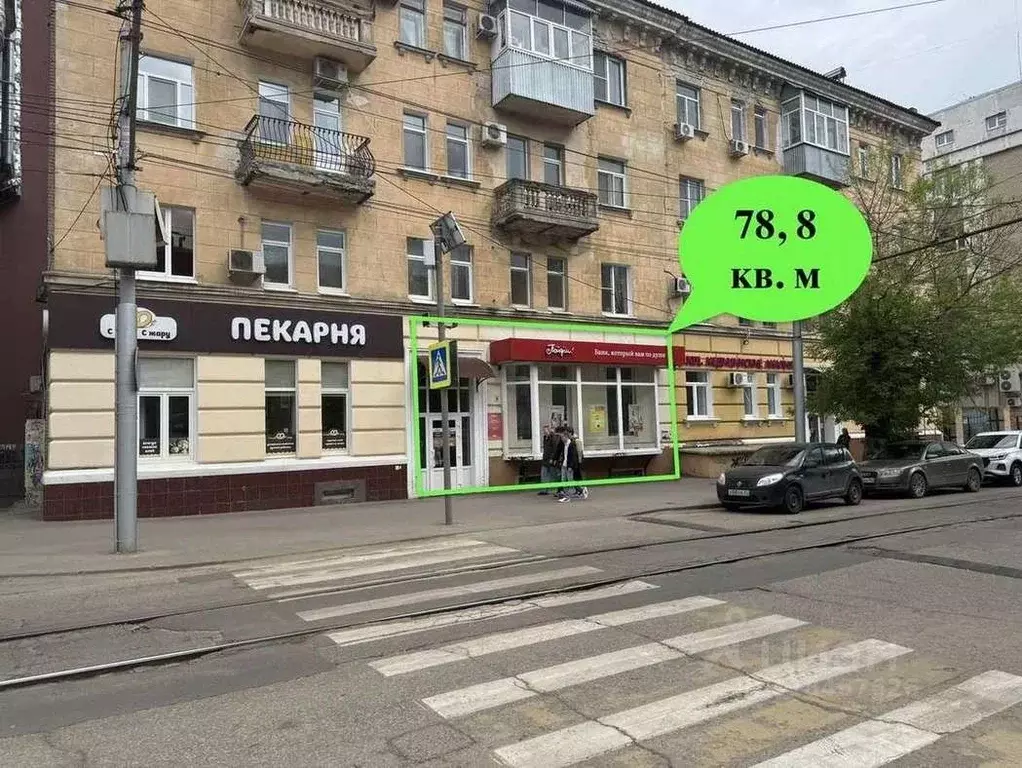 Торговая площадь в Саратовская область, Саратов Мирный пер., 6 (79 м) - Фото 0